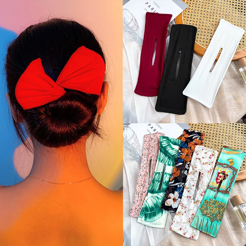 

Vintage Women Hairband Lazy Bow Hair Clipper Girl Hair Accessories