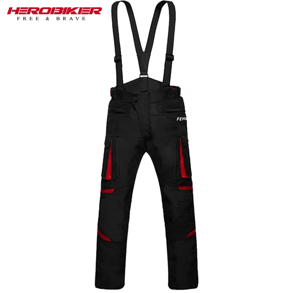 

Motorcycle Pants Men Motocross Pants Men Waterproof Pantalon Moto Windproof Moto Trousers With Removeable Linner S-5XL