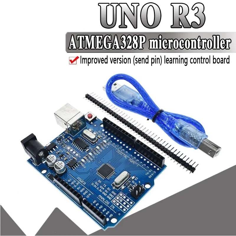 

UNO R3 ATmega328P ATmega16U2 Development Board Case Shell With USB Cable For ARDUINO High-speed Microprocessor Controller