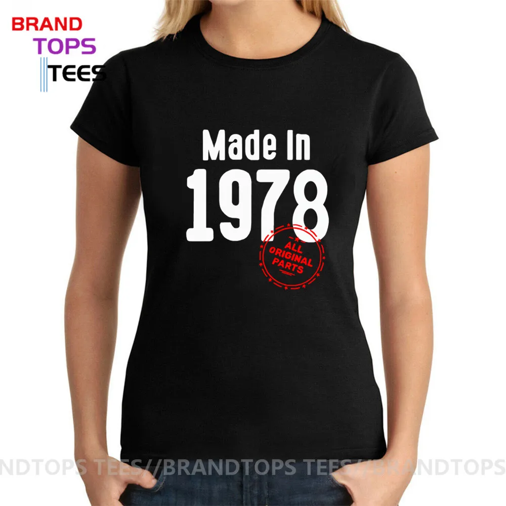 Удивительная в винтажном стиле 1978 футболка для женщин 70 х Летний костюм детей