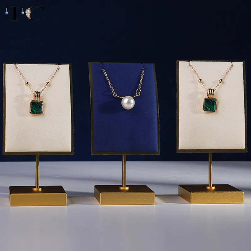 

Quality Stainless Steel Necklace Jewelry Display Stand Pendant Display Jewelry Stand Earring Jewelry Counter Display Props