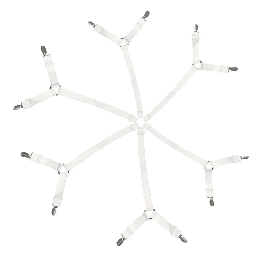 

Эластичная лента, 6-сторонний аксессуар для детской кровати, одеяла, держатель для дивана, матраса, регулируемое крепление для дома, противо...