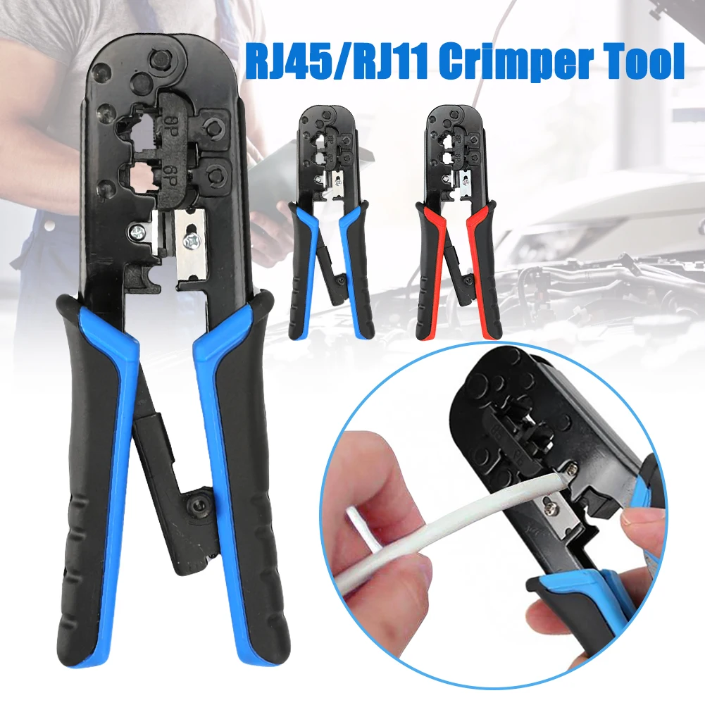 

Modular Crimping Stripping Tool Network Cable Cutter Pliers Multi-function Cable Pliers Peeling Shear Connectors Hand Tool