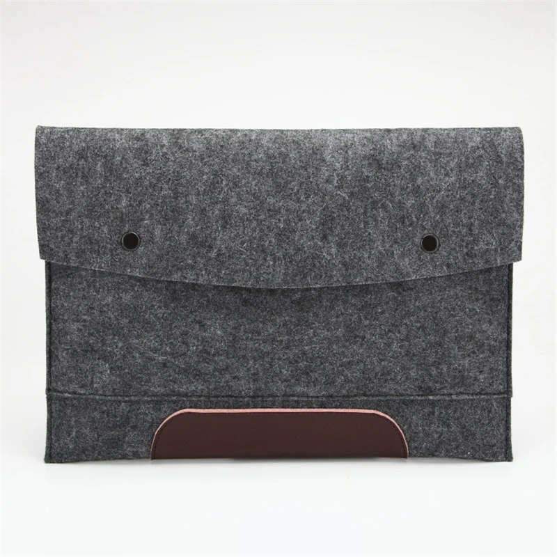 Чехол для ноутбука 14 дюймов MacBook Pro сумка 13/15 дюйма из войлочной натуральной кожи
