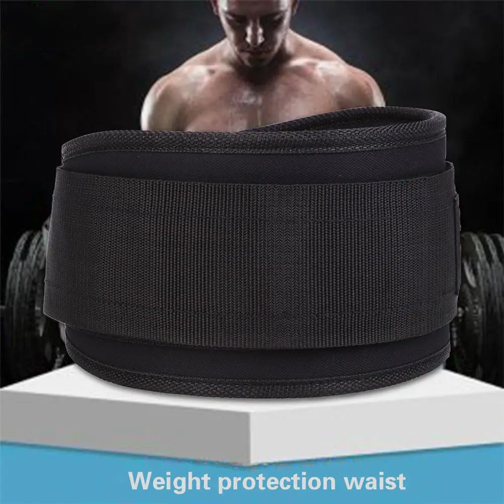 

Weight Lifting Squat Belt Waist Gravity Training Body Building Lower Back Nylon