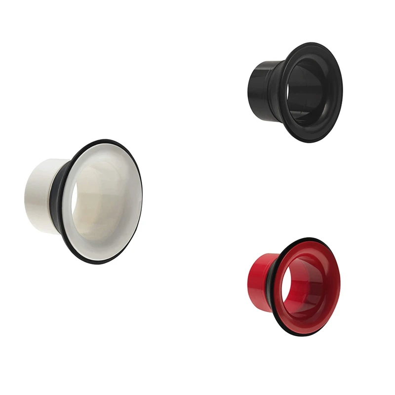 

Bass Drum Enhancer ABS Rubber Bass Drum Kick Enhancer With Black Port Hole Protector,Mic Hole Drum Head