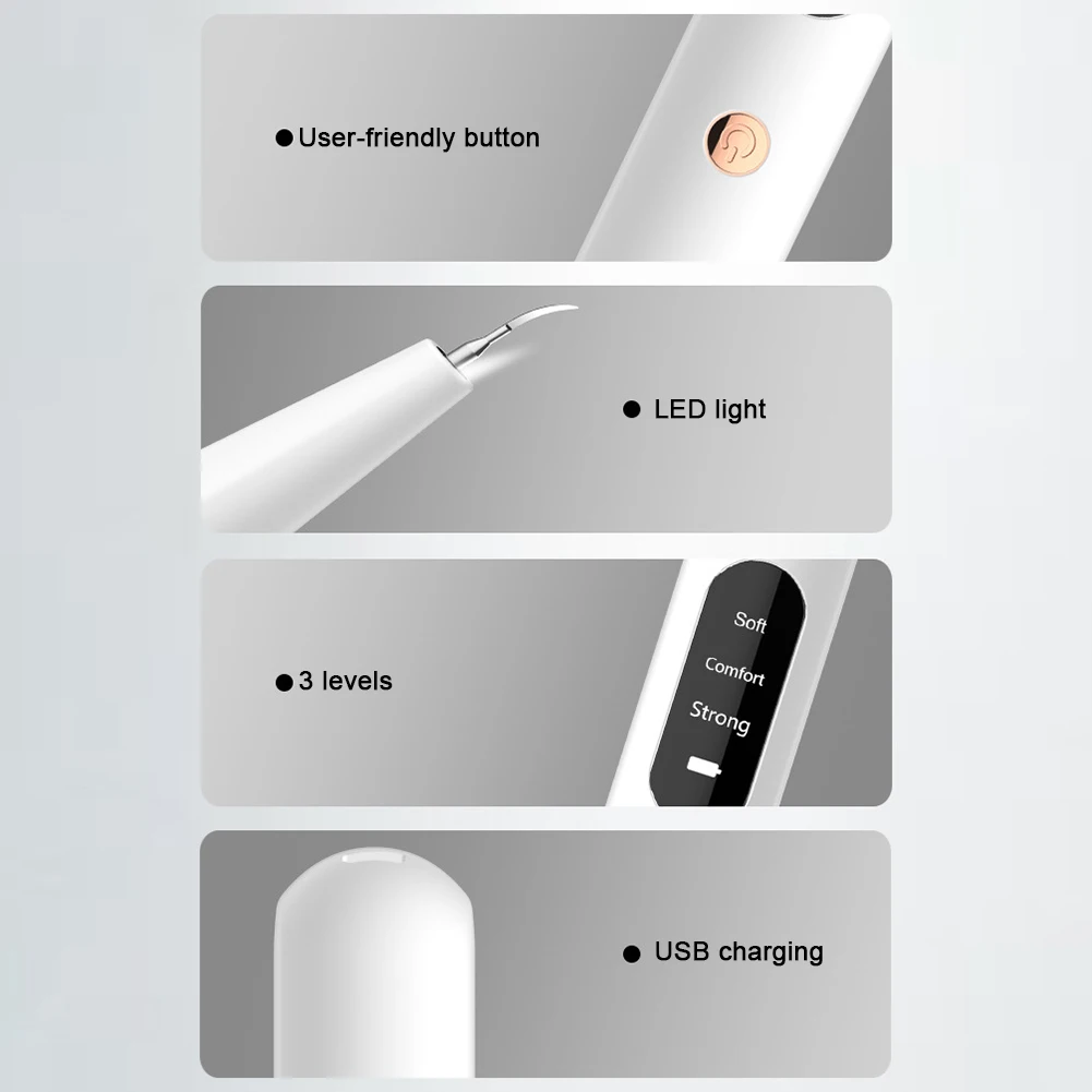 

Electric Sonic Scaler To Remove Dental Stains Plaque Tartar Removal Dental Instrument Oral Cleaning Teeth Flusher Polishingagent