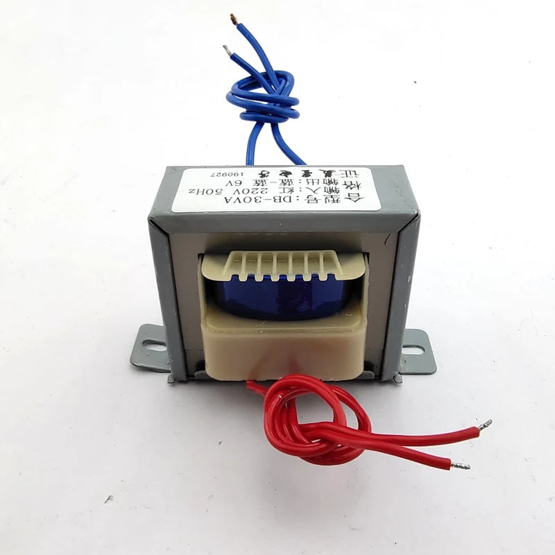 EI66* 28 силовой трансформатор DB-30VA 30 Вт 220 до 6В 5A переменного тока 6V трансформатор переменного тока