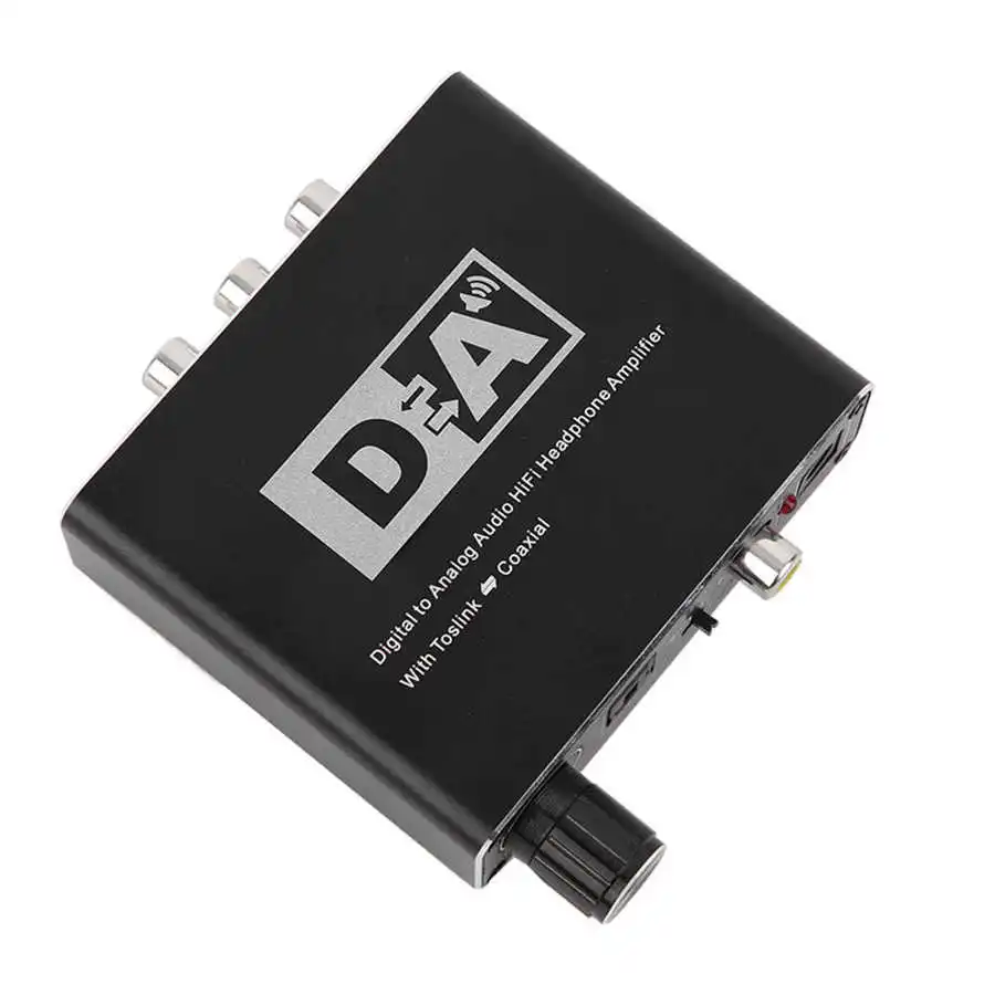 Портативный Аудио конвертер Цифровой коаксиальный Оптический волокно в