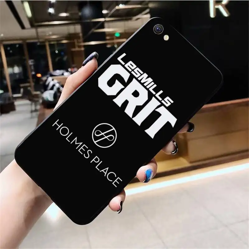 Les Mills оздоровительный черный мягкий чехол для телефона из ТПУ Vivo Y91c Y17 Y51 Y67 Y55 Y93 Y81S