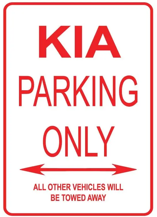 

Adept механизм KIA только для парковки алюминиевый уличный знак