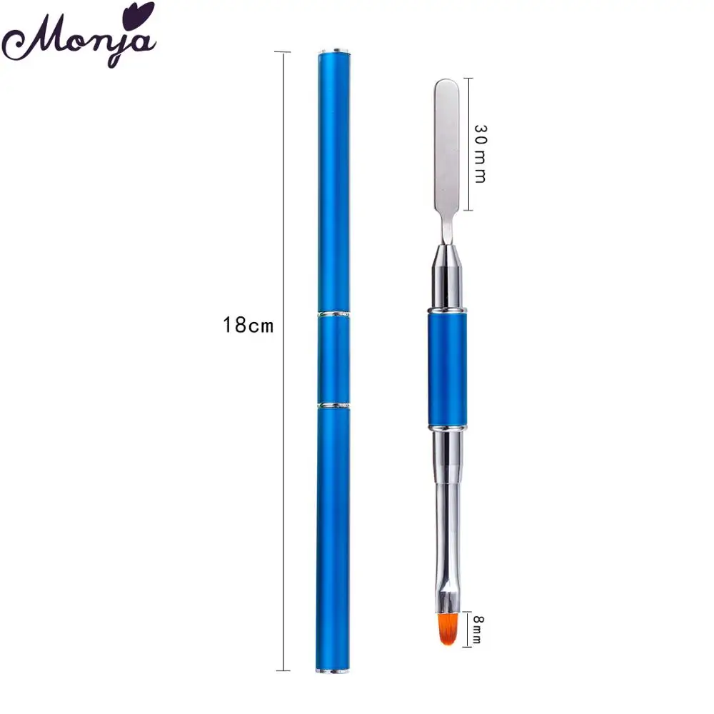 Набор для наращивания ногтей Monja акриловая пудра жидкая резьба полиуф-гель кисть