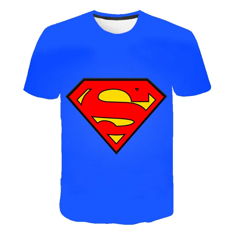 3D футболка Супермен Бэтмен/человек-паук/Капитан Америка/Халк/Железный