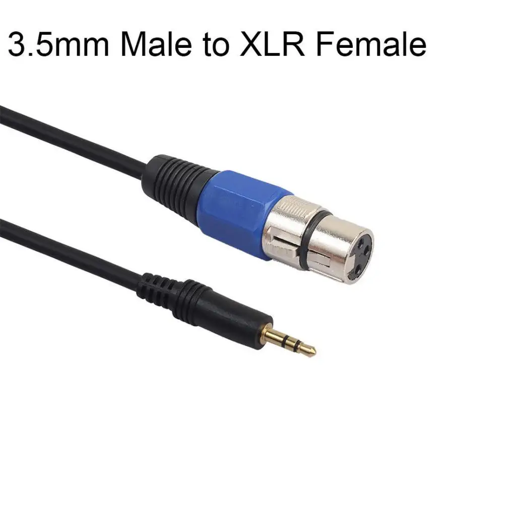 5 м 3 контактный разъем XLR гнездо мм штекер стерео аудио конверсионный адаптер для