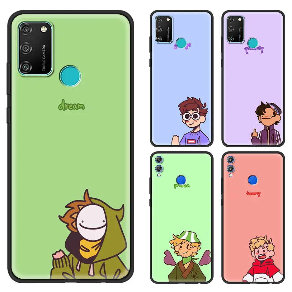 

Dream Smp Phone Case For Honor 9X 9A 9S 9C 8X 8S 20e 20s 30i Youth 10 Pro Lite High Quality Soft TPU Silicone