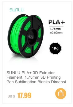 SUNLU 1,75 мм PLA+ 3D Экструдер нить 1 кг кожа с катушкой Пластик PLA плюс нить для FDM принтера 3D ручки допуск+/-0,02 мм