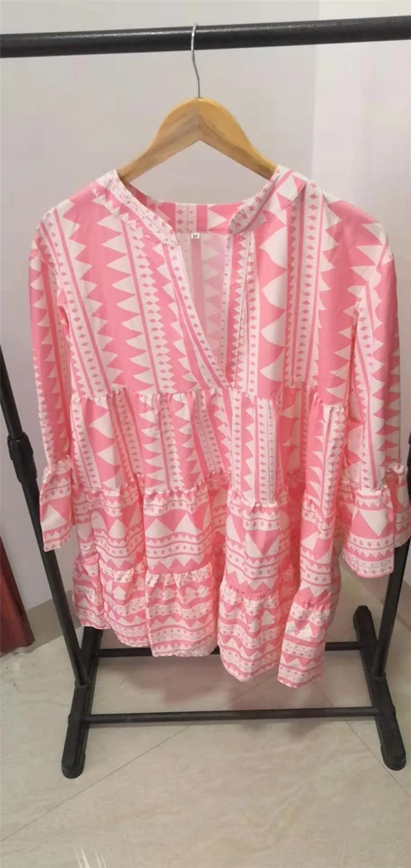 Y Nidus летние полосатые платья Мини женские Boho осенние вечерние короткие пляжные платья повседневные свободные Сарафаны с v-образным вырезом femme Vestidos