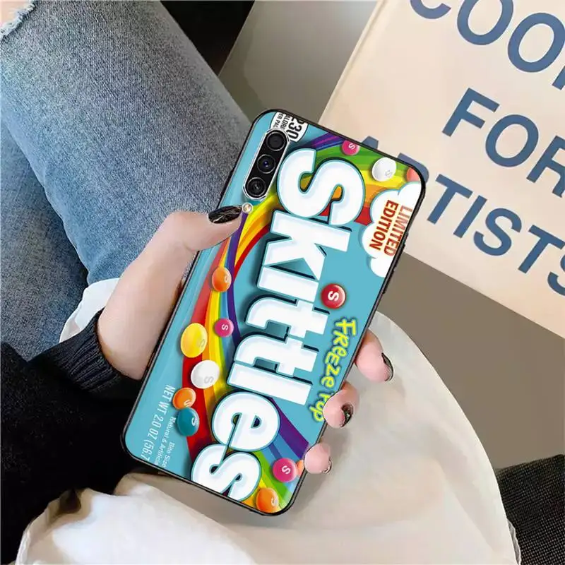 

Skittles Sweet Sour Fruit Candies Phone Case For Samsung galaxy S 9 10 20 A 10 21 30 31 40 50 51 71 s note 20 j 4 2018 plus