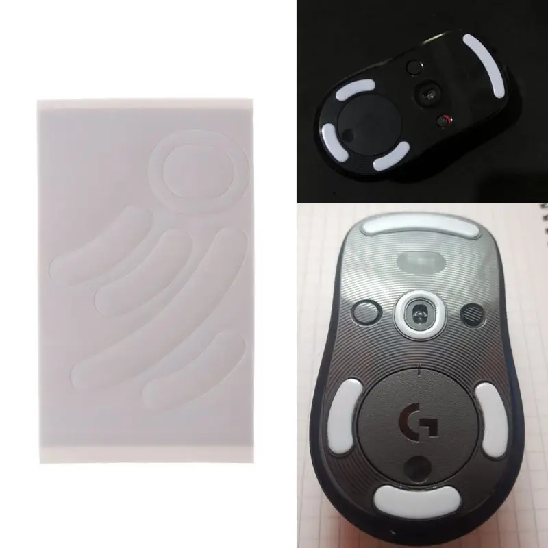1 комплект толщина 0 6 мм замена белой изгибаемой кромки коньки для мыши Logitech G Pro