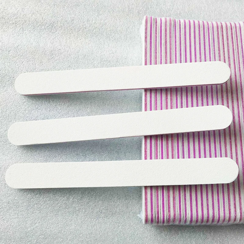 5/10 шт Nailfile 100/180 Профессиональный буфер для ногтей белая наждачная бумага