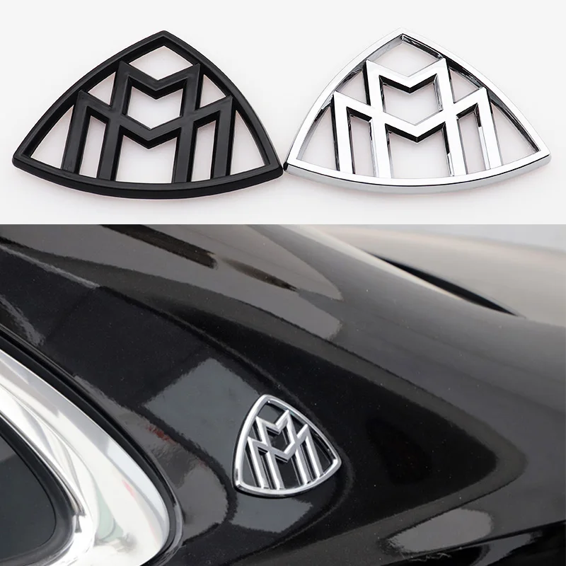 3D боковая эмблема Maybach 1 шт. наклейка с логотипом автомобиля из АБС-пластика на