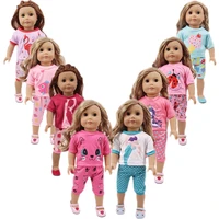 ice cream t shirt set suitable 18 inch american dolls and 43cm reborn baby doll clothingour generation childrens holiday gifts