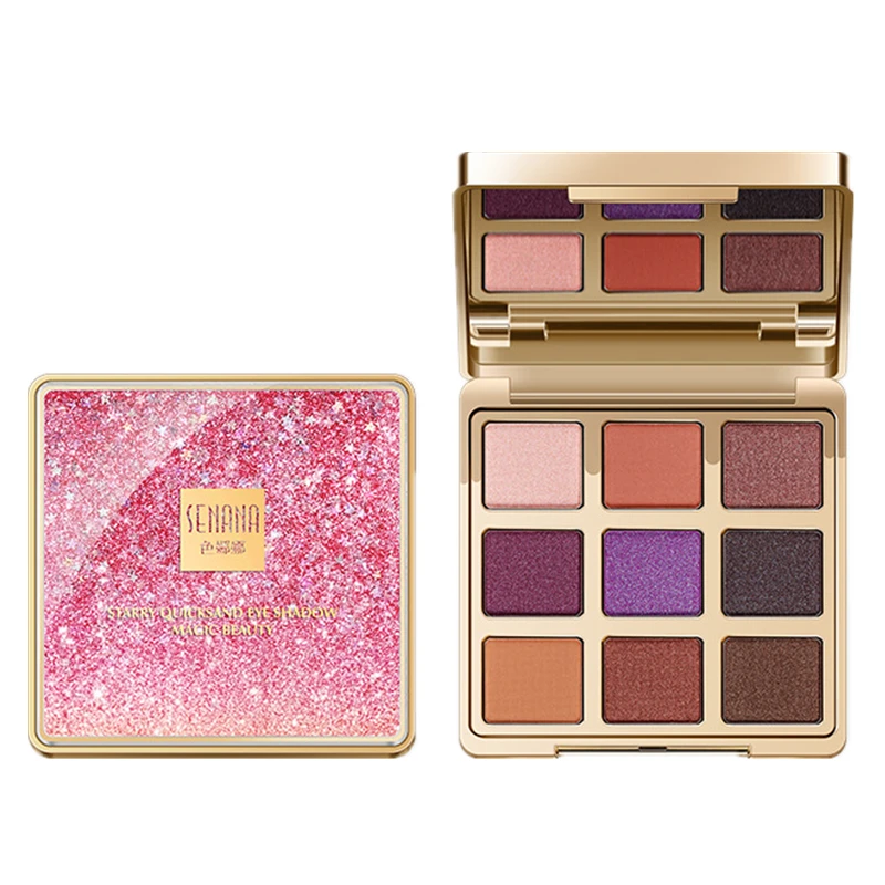 Новые тени для век звездного и закатного цвета модные косметические волшебные