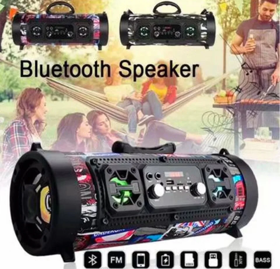 Открытый Портативный беспроводной Bluetooth динамик тяжелый бас стерео TF/AUX громкий s