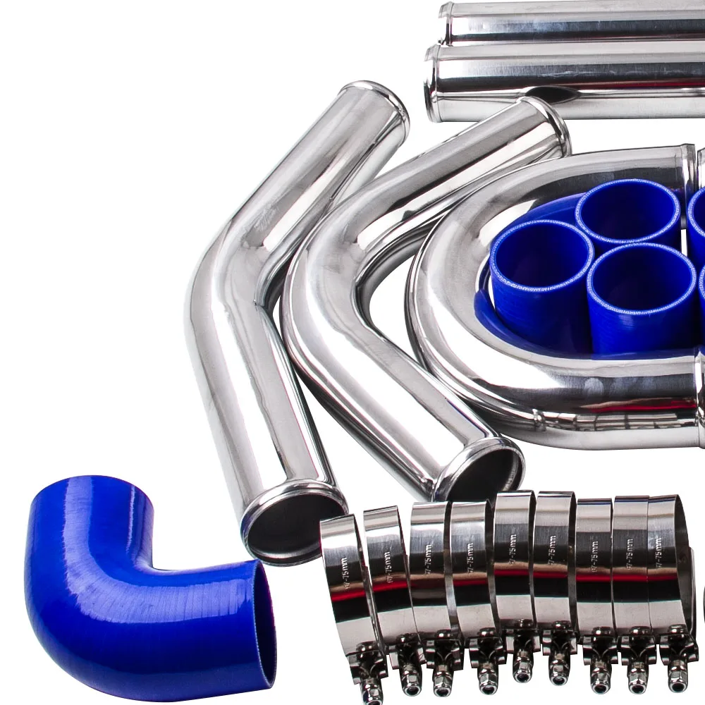 

2.5 inch 64mm Intercooler Piping pipe & T25 T28 GT2871 Turbo Turbocharger Kit