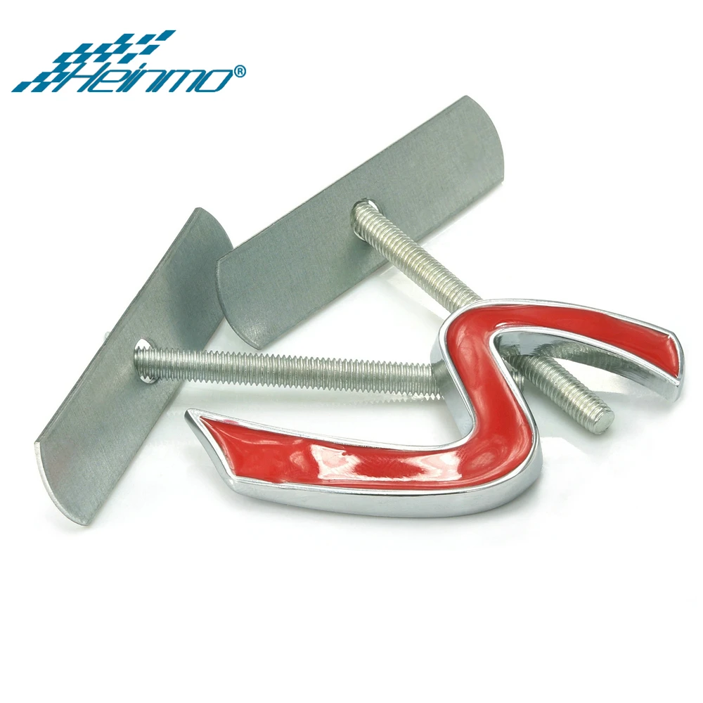 Металлическая 3D наклейка с эмблемой передней решетки S для Mini Cooper R50 R52 R53 R56 R57 R58 R60