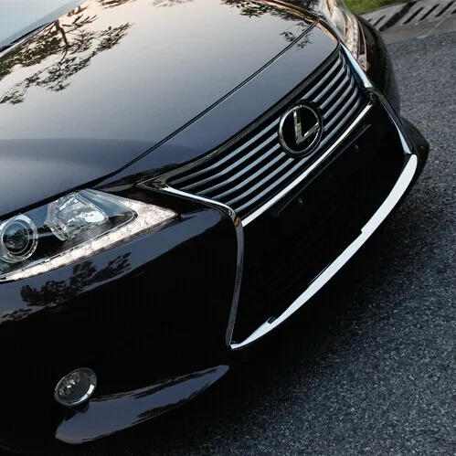 Передняя решетка Вокруг отделкой Гонки Грили Накладка для LEXUS Es250 Es300h 2012 2013 2014