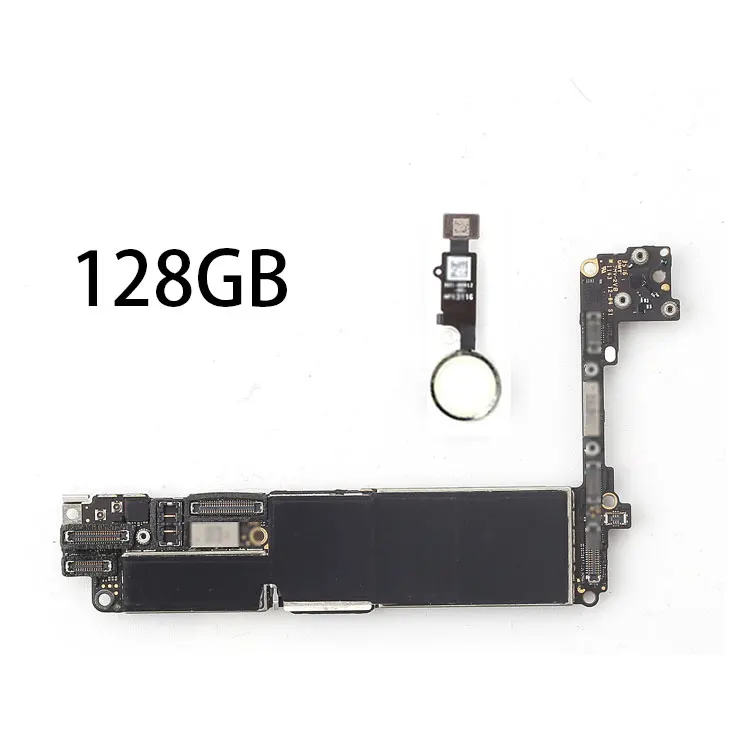 128GB (White) 32 ГБ/128 ГБ/256 ГБ для iphone 7 материнская плата без/с Touch ID, оригинальная разблокированная материнская плата для iphone 7 - Цвет: 128GB (White)