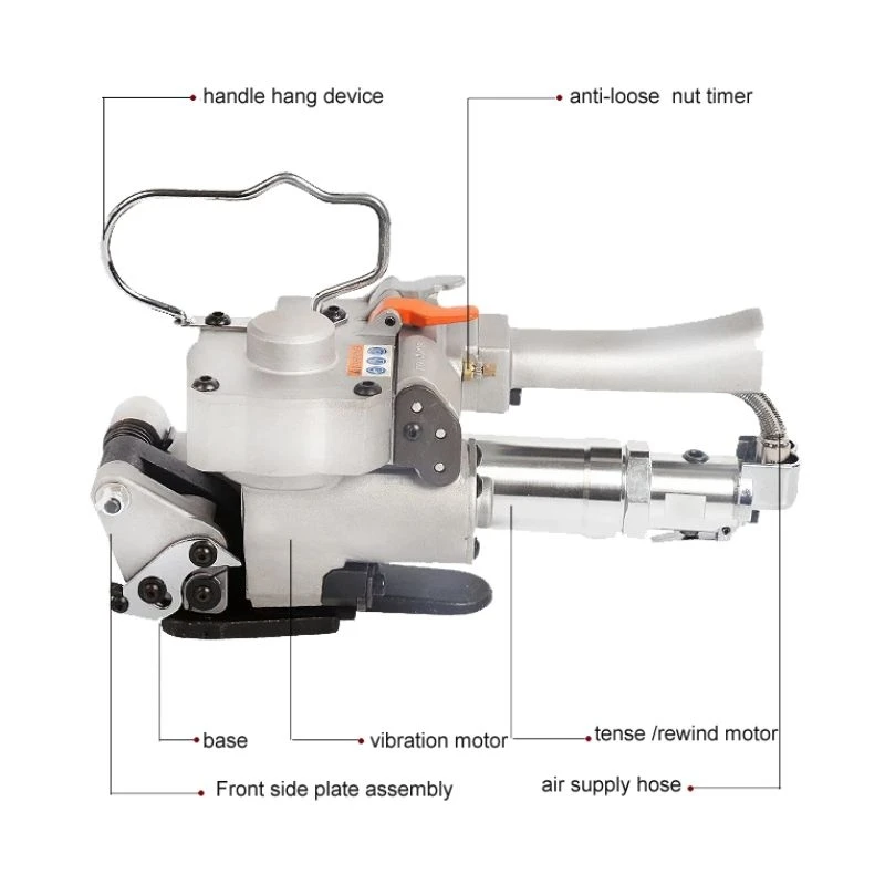 Пневматический пресс-подборщик A19 ПЭТ пластиковый стальной ремень упаковочный |