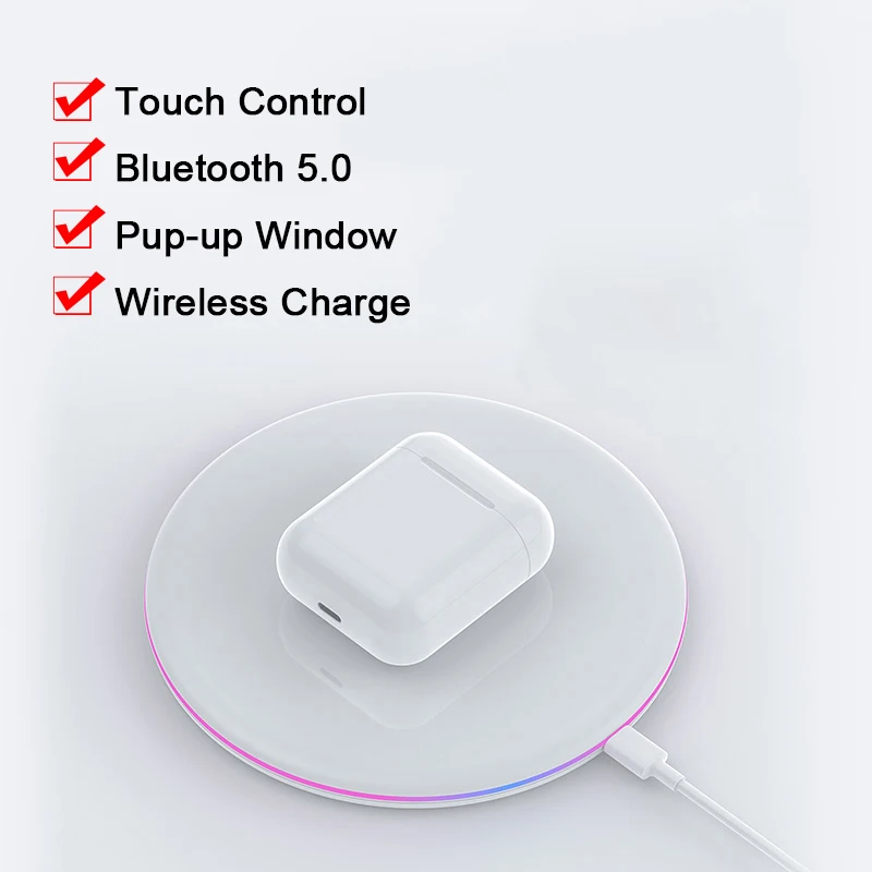 Bluetooth 5,0 наушники i1000 TWS Беспроводная зарядка смарт-сенсорные всплывающие окна наушники i1000tws громкой связи Спортивная гарнитура для телефона