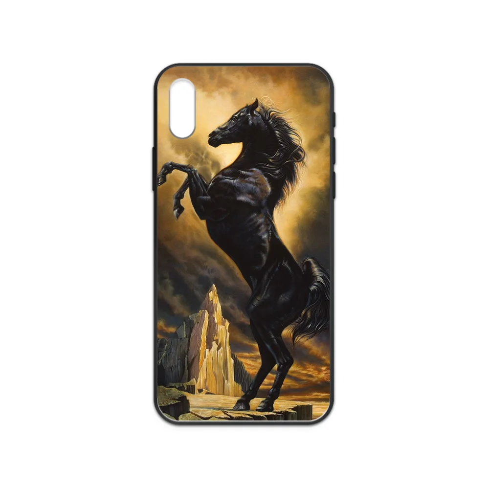 Чехол для iphone 4 4s 5 5S SE 5C 6 6S 7 8 plus X XS XR 11 PRO MAX 2020 черный мягкий чехол | Мобильные
