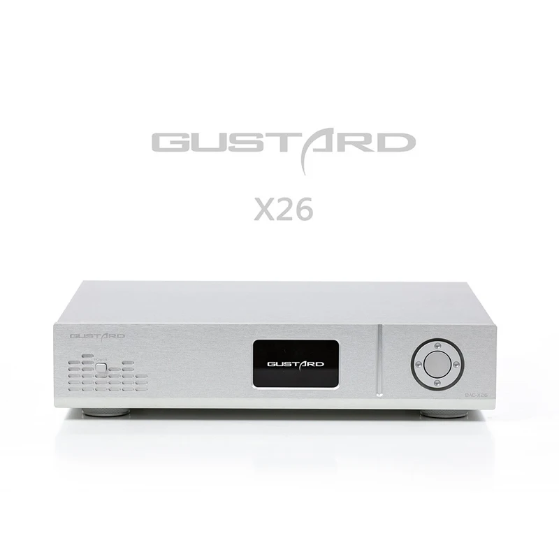 Серебристый ДРОФА DAC-X26 Dual ES9038PRO DSP PLL нативный сбалансированный декодер 115 V-230 V - Цвет: Серебристый