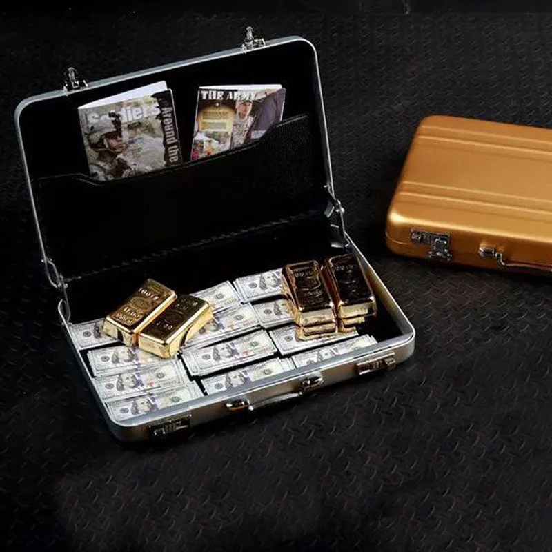 Металлический Чемодан в масштабе 1/6 для солдатиков коробка наличных модель