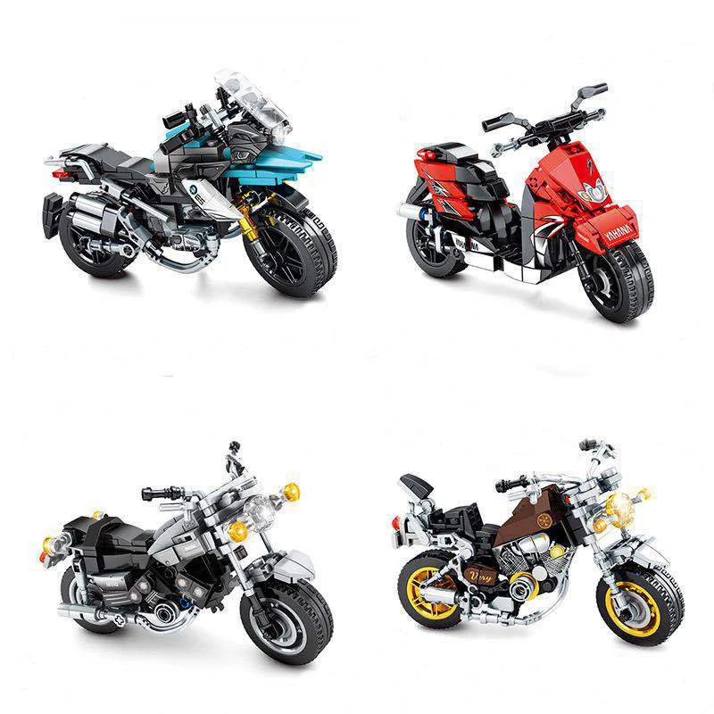 Наслаждайтесь ездой на мотоцикле GS Journey riding Advanced Model Series toys совместимая скорость