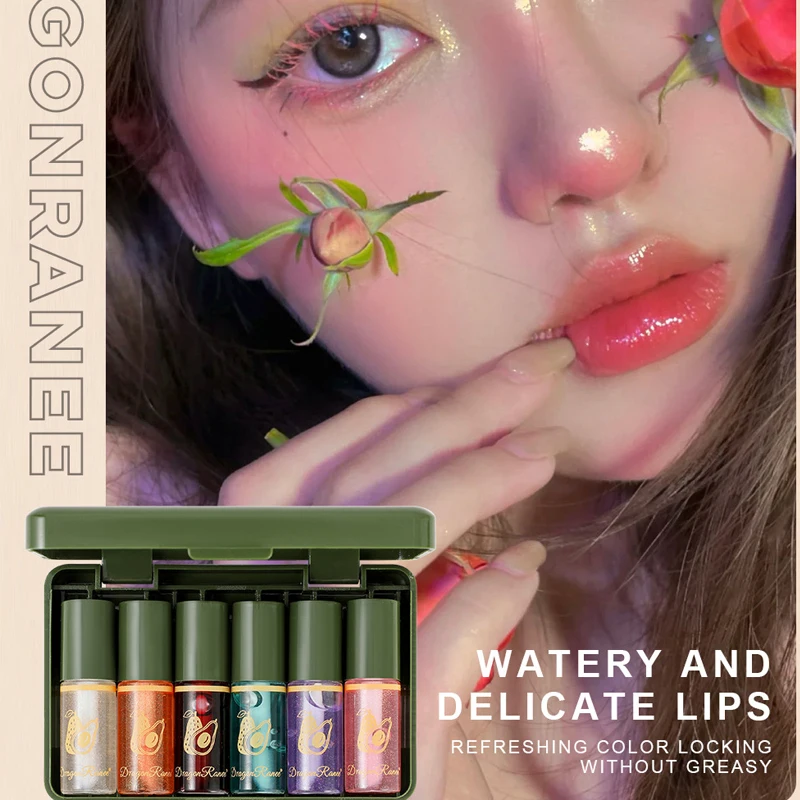 

Transparent Lip Gloss Moisturizing Lip Glaze Waterproof Mirror Shimmer Lip Oil Jelly Liquid Lipstick Lips Plump Lip Tint Makeup
