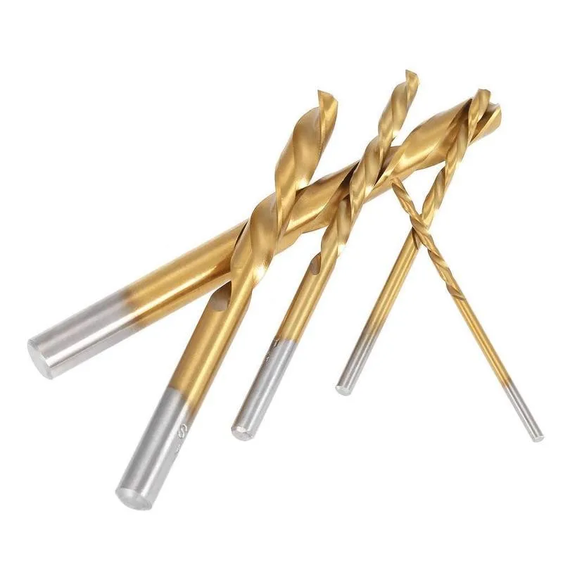 

5/10pcs Broken Screw Sliding Thread Extractor Inch Special Left-handed Bit Speed Reversal High Steel Set Titanium Plated Dr P7R5