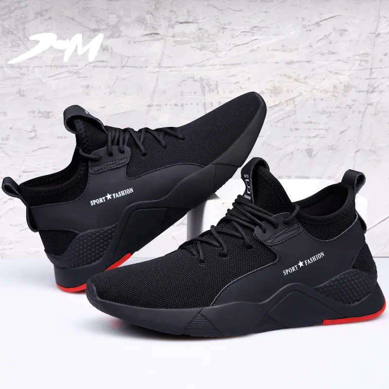 Men's Sneakers Fashion Casual Shoes Mesh Breathable Lace up Lightweight Running Shoes Spring Soft Bottom Factory Tmall Signature