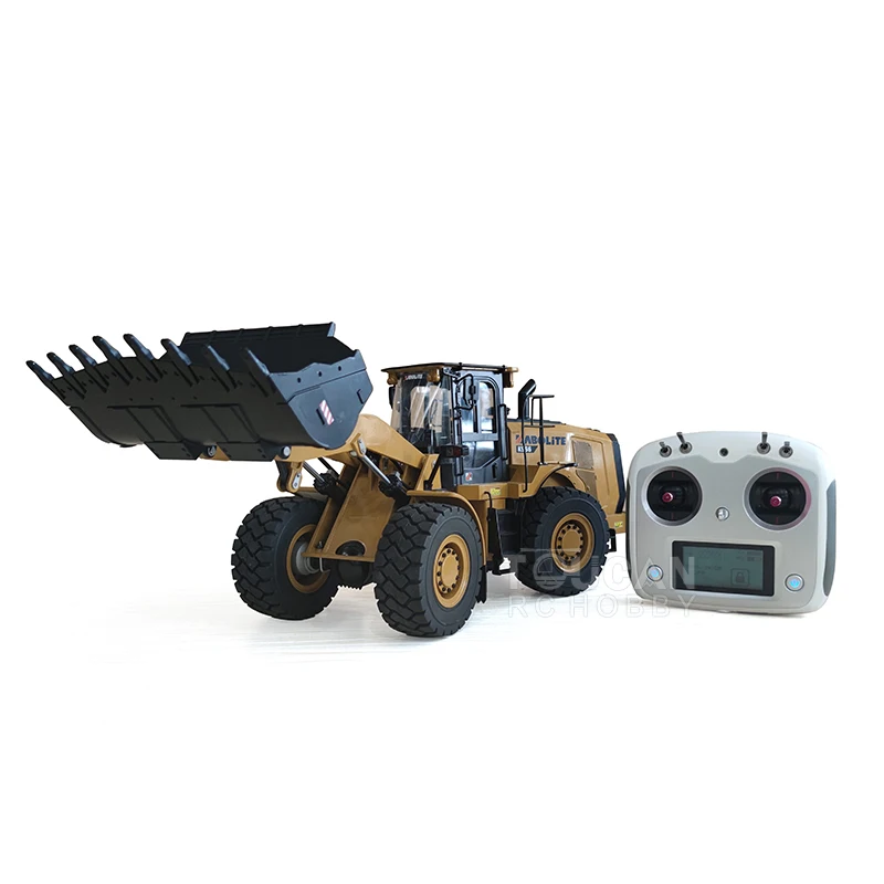 

US Stock Toys Huina 1/16 K966 RC Loader Metal Hydraulic RTR Radio Controller Battery Painted and Finished Model TH19405-SMT2