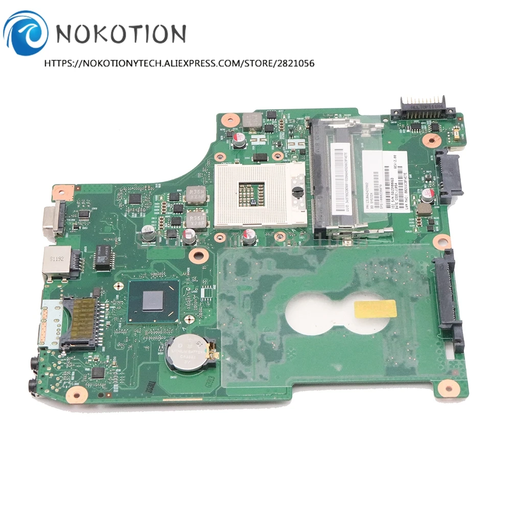 Материнская плата NOKOTION для ноутбука TOSHIBA Satellite C600 C640 материнская V000238070 HM65 UMA DDR3|laptop