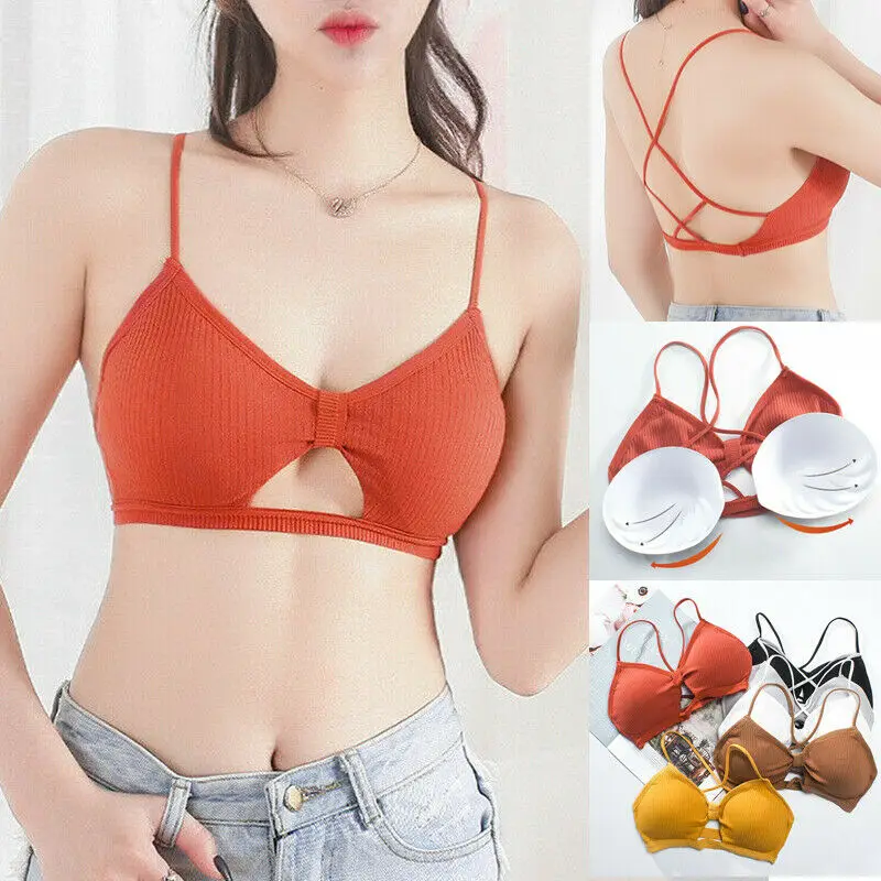 

Bra Top Women Bras Sexy Lingerie Crop Tops Backless Bralette Active Bustier With Padded Seamless Tops Girls Underwear Brassiere