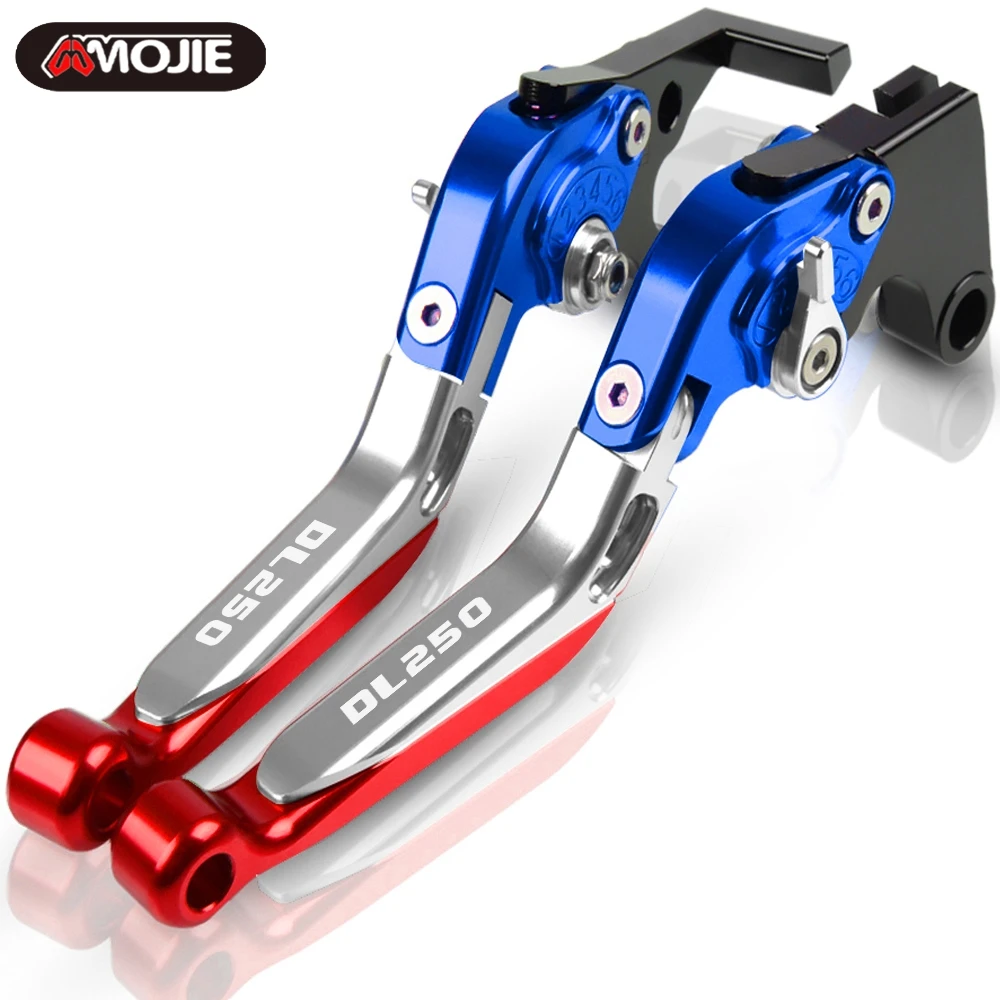 

Motorcycle handbrake Handle Adjustable Foldable Brake Clutch Levers Accessories V-STROM DL 250 FOR SUZUKI DL250 VSTROM 2017 2018