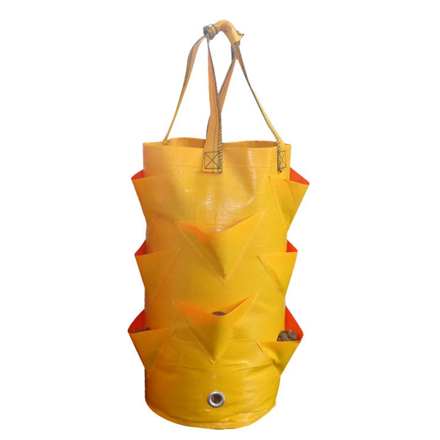 Behogar 3 галлона клубника Посадка сумка многоходовой контейнер клубники травы