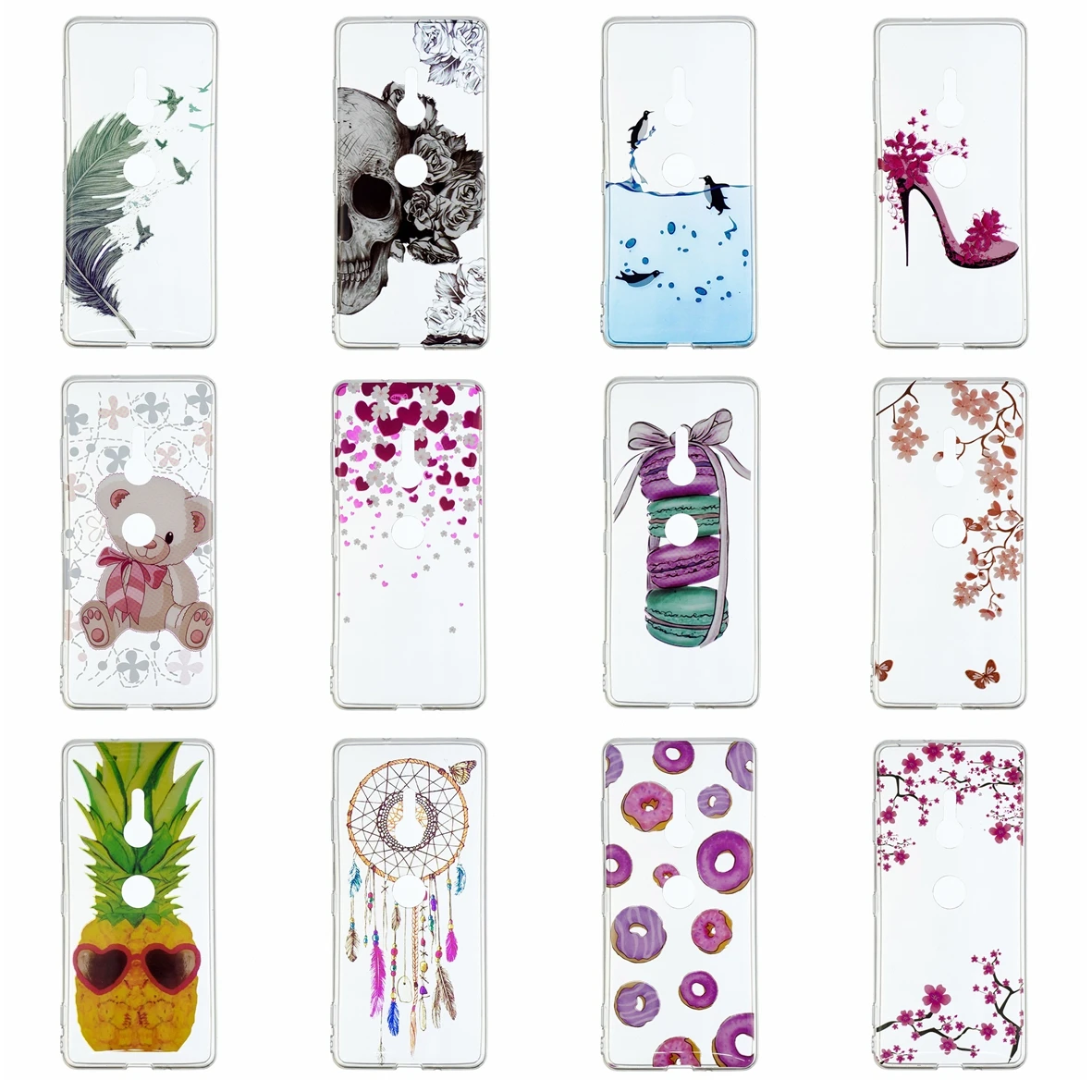 Роскошный чехол Fundas для sony Xperia XZ3 XZ 3 Мягкий ТПУ силиконовый мобильного телефона