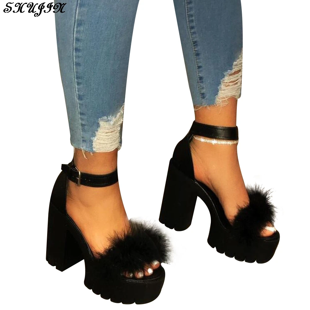 2020 Summer Thick Bottom Platform Sandals For Women With Wedges Shoes Woman Femme High Heels | Обувь