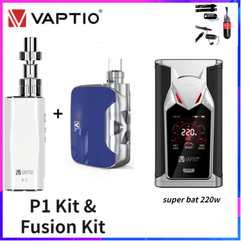 Распродажа оригинальный Vaptio super bat220w mod с комплектом для электронной сигареты P1