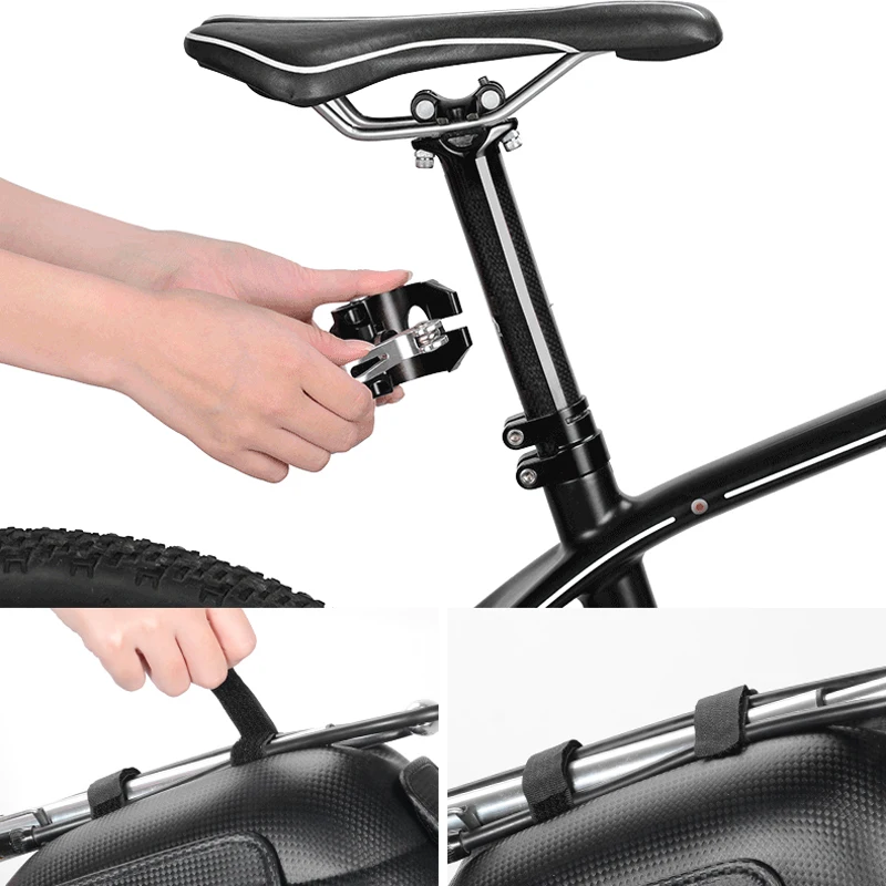 ROCKBROS велосипедная сумка водонепроницаемая жесткая оболочка подвесной задний